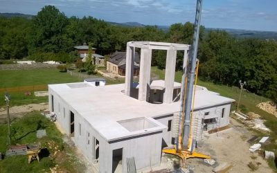 L’ossature en béton est terminée