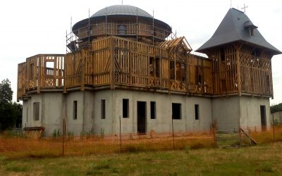 La pose des colombages est terminée