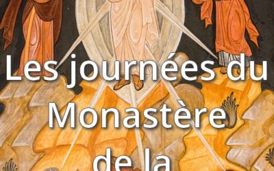 Journées du monastère 2026